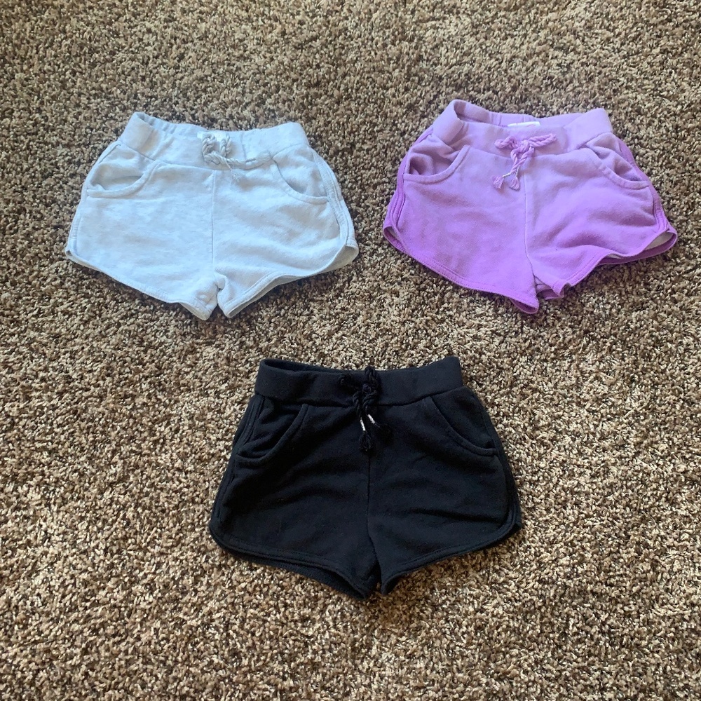 Garanimals Shorts Purple, Grey, and Black Bundle